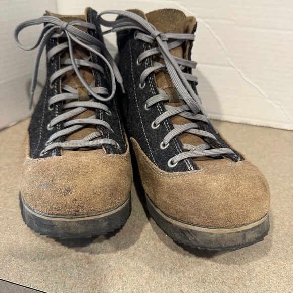 Woolrich Men’s Eagle Lace Up Brown-Black Wool And Suede Hiking Boots Size 11.5 main image 8